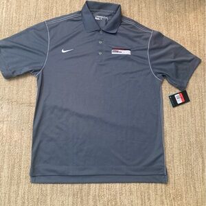 Nike Porsche Design Gray Polo Golf Shirt